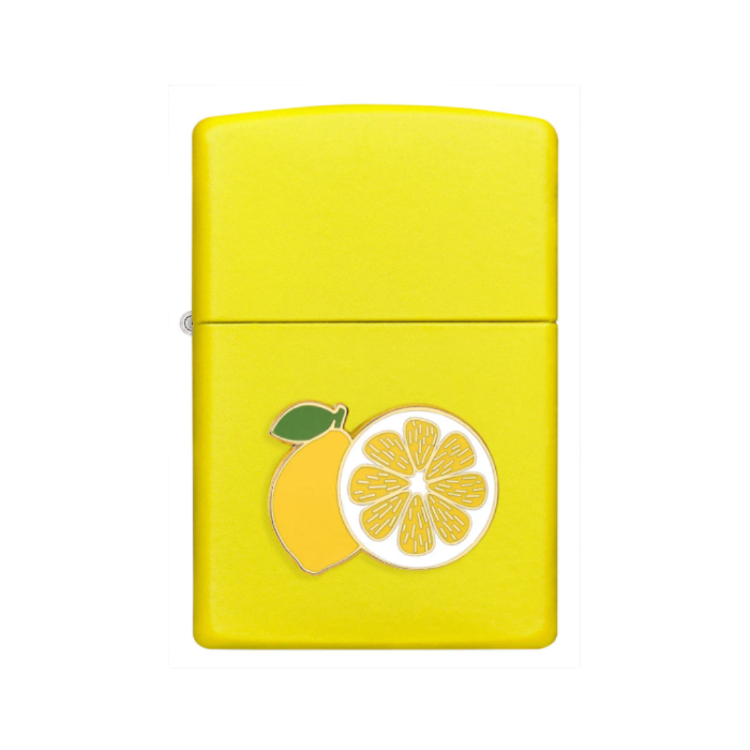 vooraanzicht Zippo 24839 Foodie LEMON Emblem