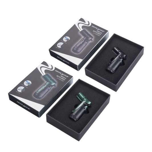 Silver Match Skopje Sturmfeuerzeug Dreifach-Jetflammen