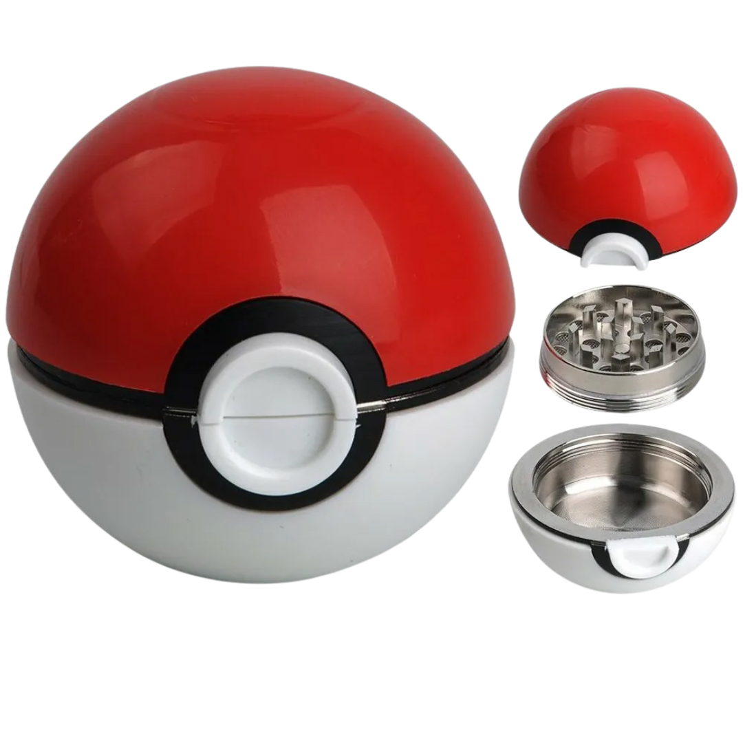 Red/White Bowl Grinder – 3-delig | Luxe Grinder