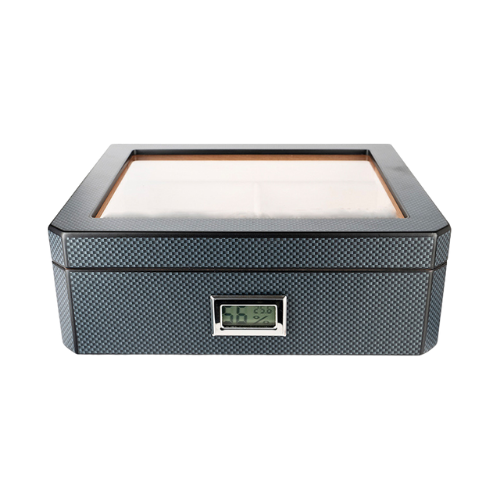 carbon Fiber 260×220×90 mm – vooraanzicht gesloten