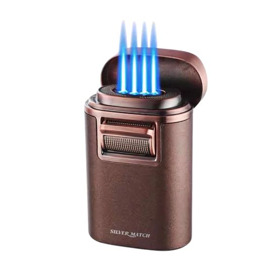 silvermatch jetflame aansteker quadrupple jetflames