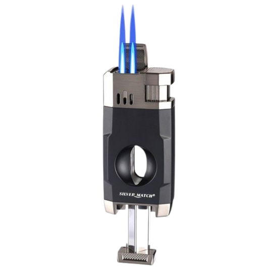 sigaren aansteker met dubbelen vlam en knipper