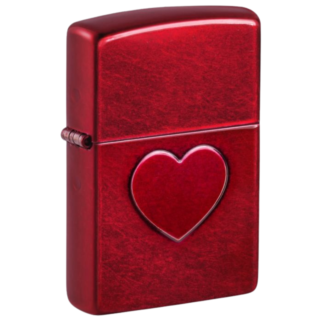 Zippo 21063 Stamped Heart Design