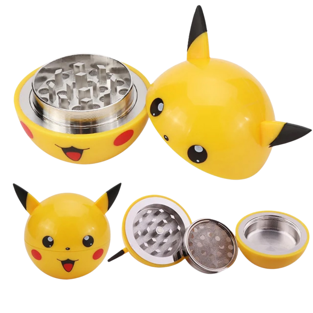 Yellow Bowl Grinder 3-delig – luxe metalen grinder in geel design