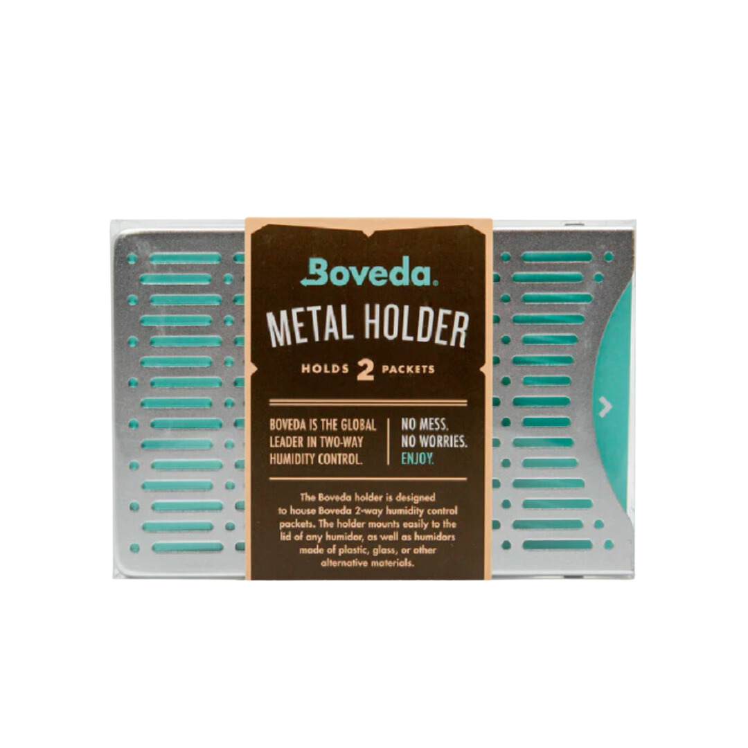metalen houder voor 2 boveda bevochtigings zakje voor in humidor
