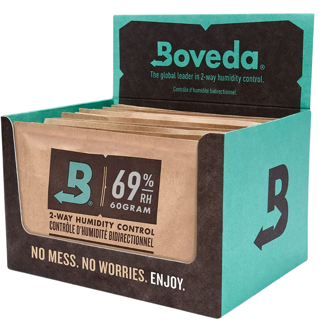 Boveda humidor bevochigings zakjes eenvoudig humidor op de juiste vochtigheid 69%