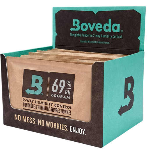Boveda humidor bevochigings zakjes eenvoudig humidor op de juiste vochtigheid 69%