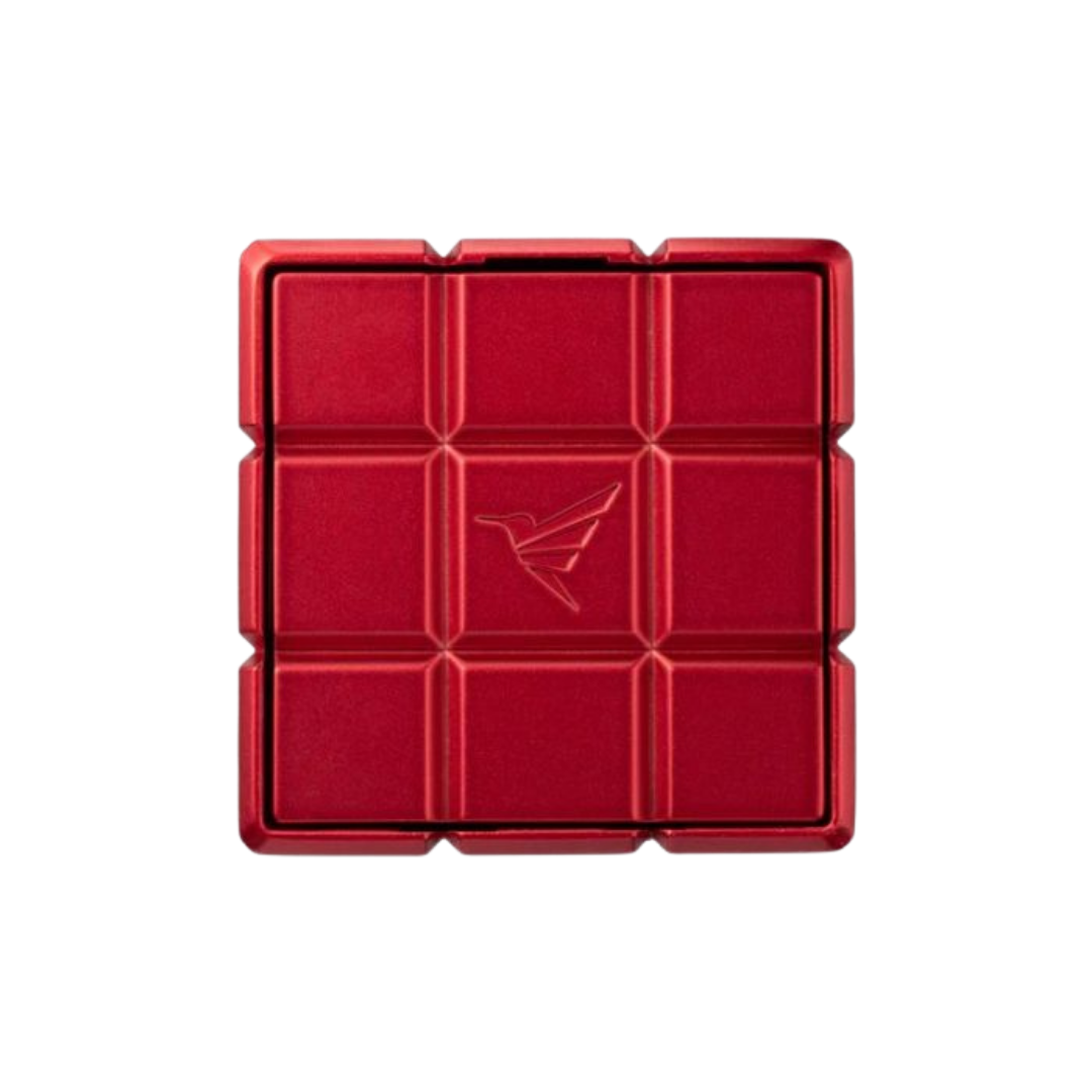 Colibri Heritage Cutter tafelsigarenknipper met V‑Cut, rechte snede en punch cuts in rood