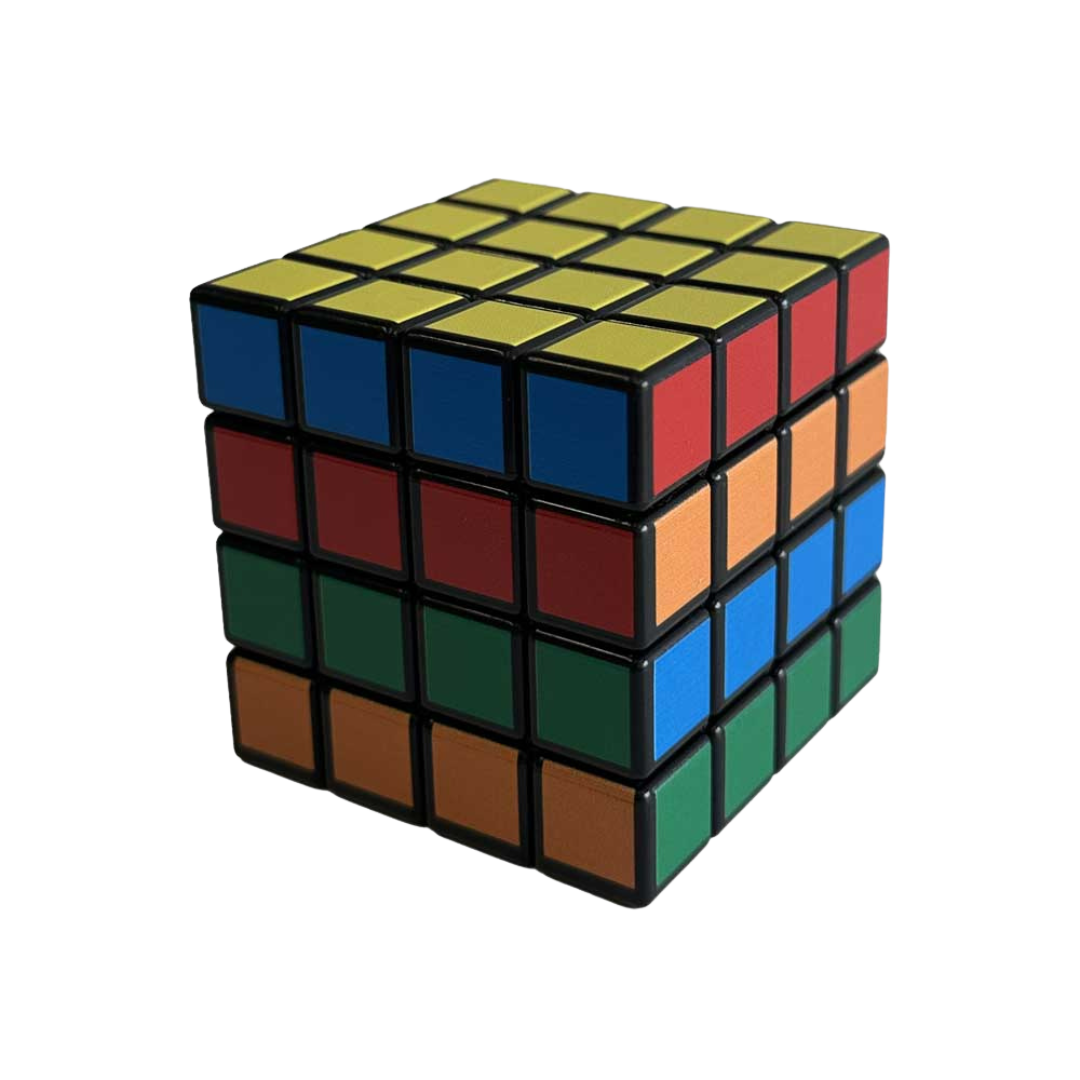 Aluminium Magic Square Grinder 4-delig – kubus design luxe grinder
