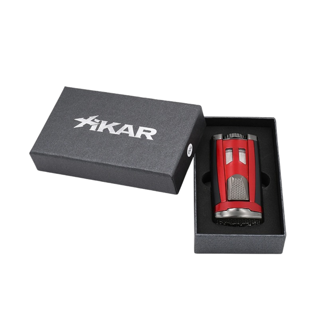 xikar HP3 Triple JetFlame rood in doos