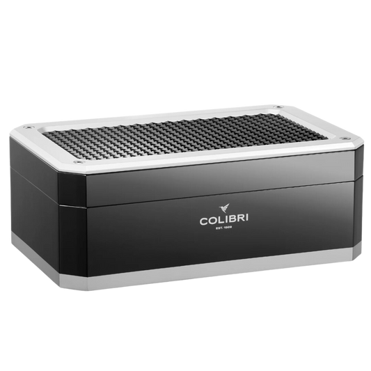 colibri rally humidor in de kleur zwart en grijs