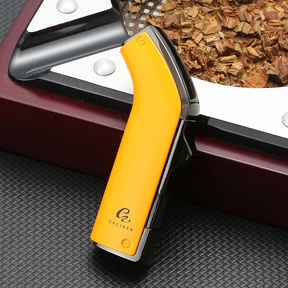 sigaren jet flame aansteker geel