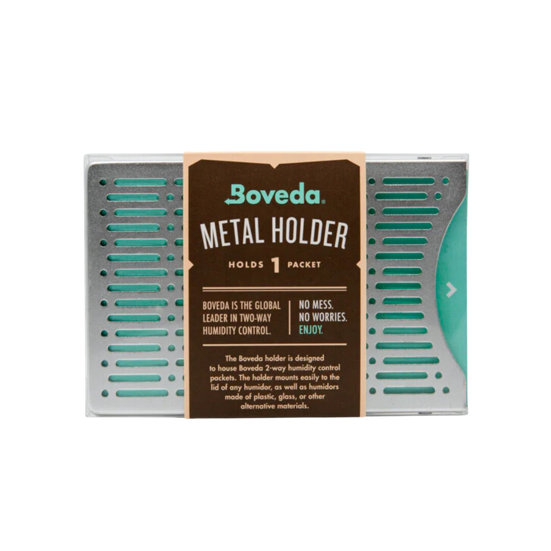 metalen houder voor 1 boveda bevochtigings zakje voor in humidor