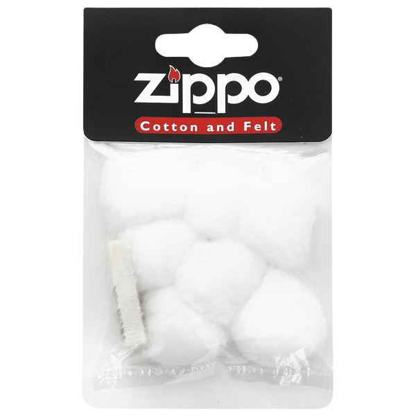 zippo cotton en felt service voor de zippo aansteker