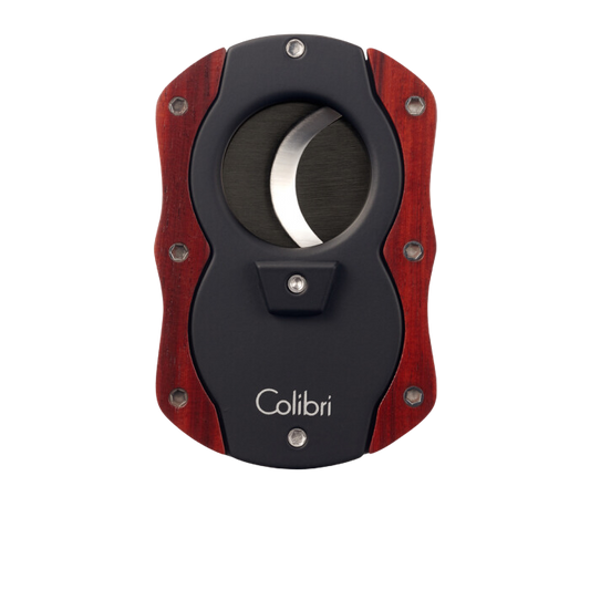 Colibri rechte knip sigaren knipper met houten afwerking