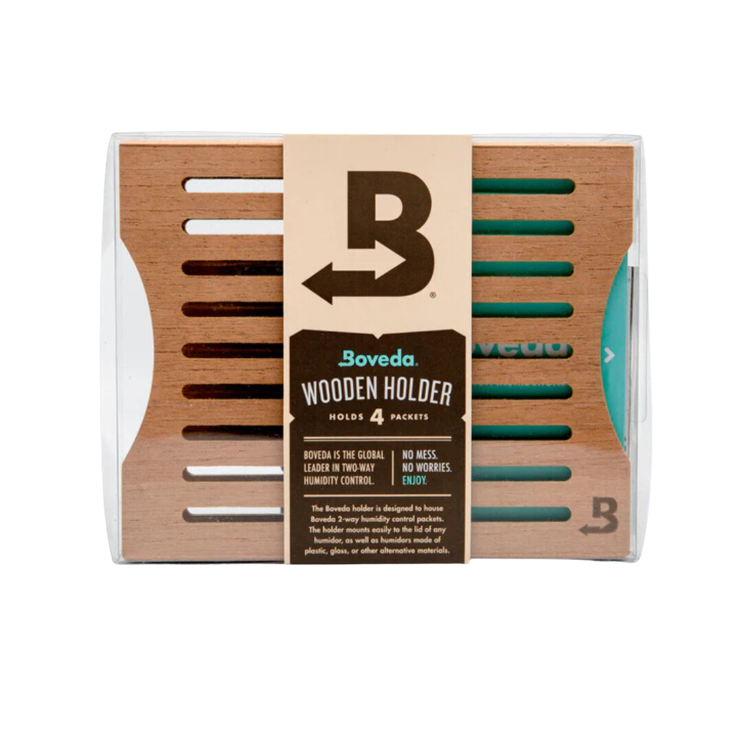 houten houder voor boveda vochtzakjes