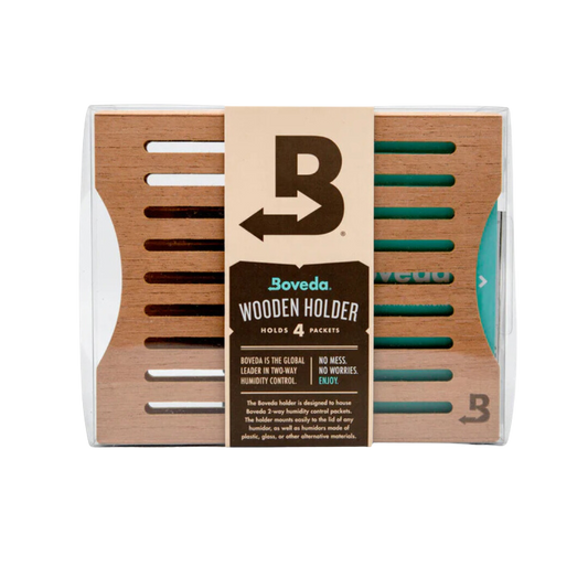houten houder voor boveda vochtzakjes