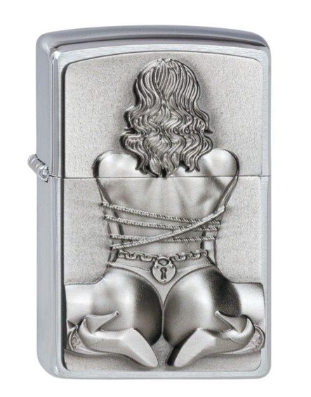 zippo bondage girl