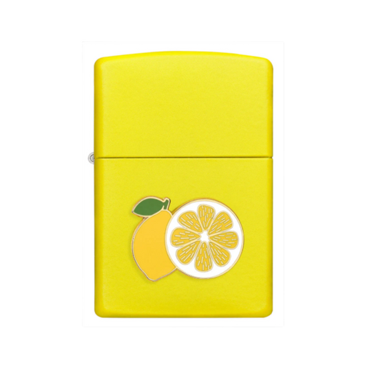 vooraanzicht Zippo 24839 Foodie LEMON Emblem