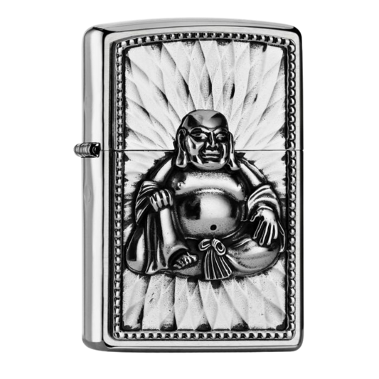 vooraanzicht zippo 200 BUDDHA WITH 108 PEARLS