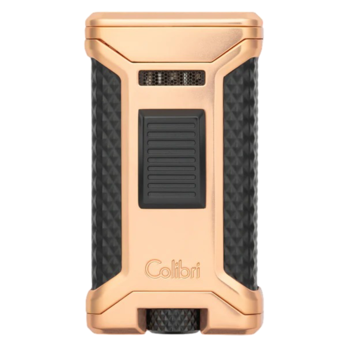 Colibri Triple Flame Ascari lighter available in Black and Gunmetal