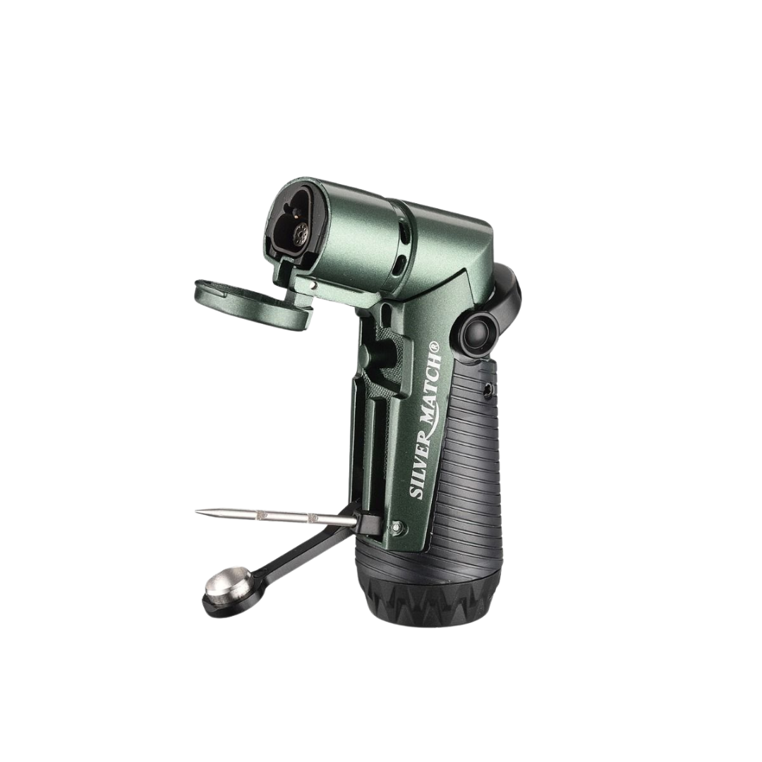 Silver Match Skopje Storm Lighter Triple Jetflames