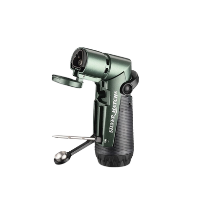 Silver Match Skopje Storm Lighter Triple Jetflames