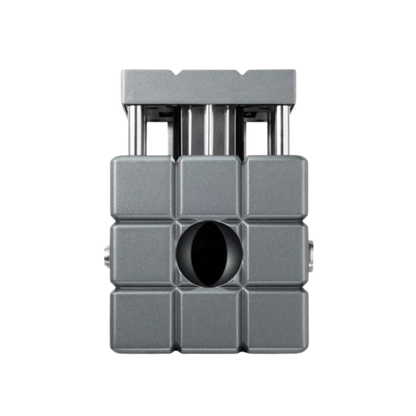 Colibri Heritage Cutter tafelsigarenknipper met V‑Cut, rechte snede en punch cuts in de kleur zilver