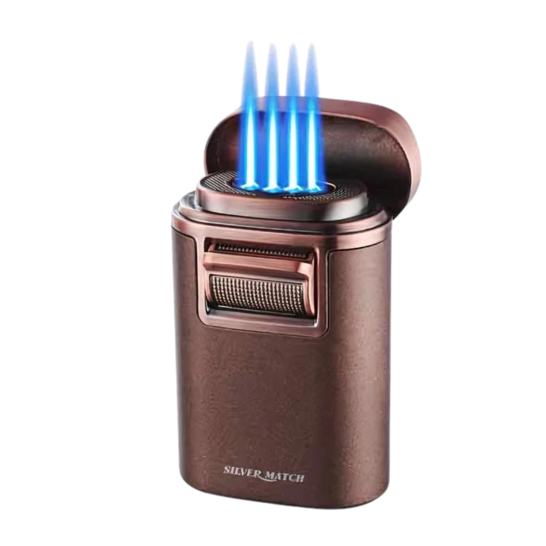 silvermatch jetflame aansteker quadrupple jetflames
