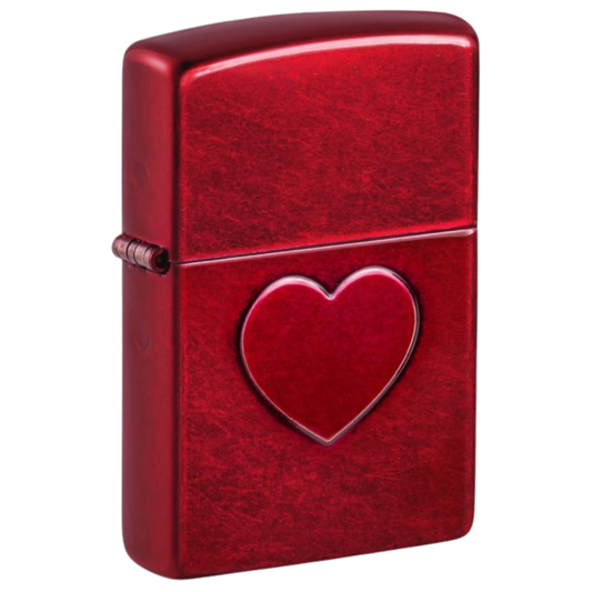Zippo 21063 Stamped Heart Design