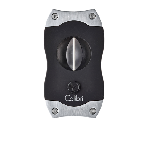 Colibri V-Cut – vooraanzicht met zwart body en glanzende chromen accenten