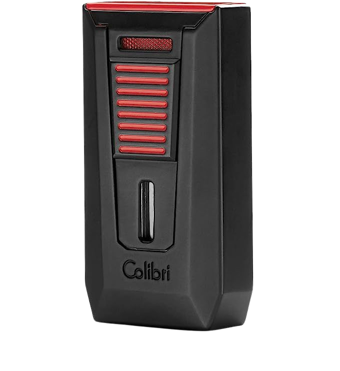 mooie zwart met rode sigarenaansteker colibri