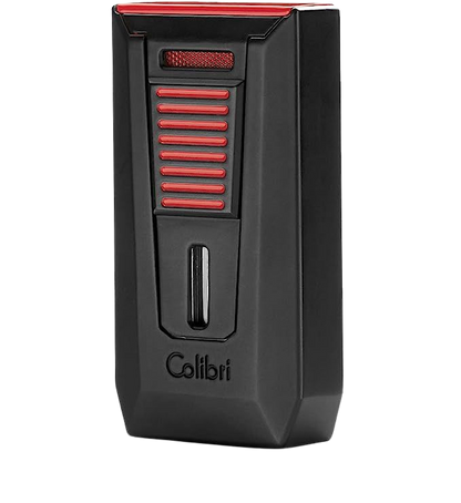 mooie zwart met rode sigarenaansteker colibri