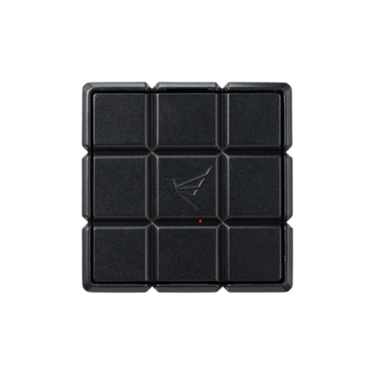 Colibri Heritage Cutter tafelsigarenknipper met V‑Cut, rechte snede en punch cuts in zwart vooraanzicht