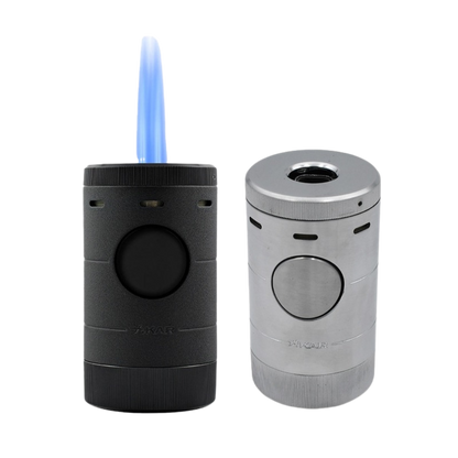 xikar Volta Tabletop Quad JetFlame zwart en zilver