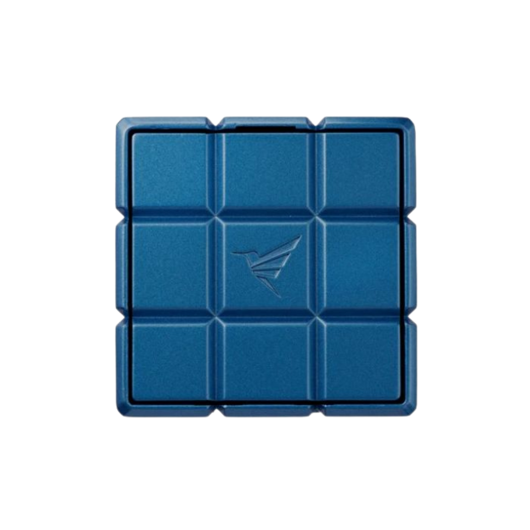 Colibri Heritage Cutter tafelsigarenknipper met V‑Cut, rechte snede en punch cuts in blauw