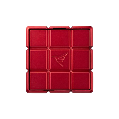 Colibri Heritage Cutter tafelsigarenknipper met V‑Cut, rechte snede en punch cuts in rood