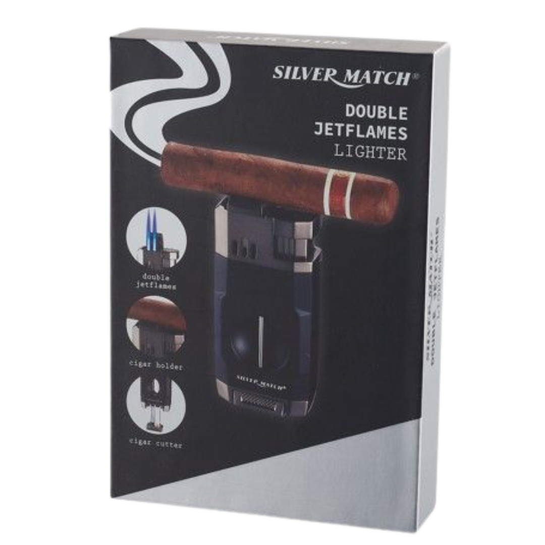 sigaren aansteker Silver Match Belfast in cadeau verpakking