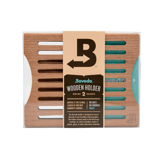 Houten houder voor boveda vocht zakjes