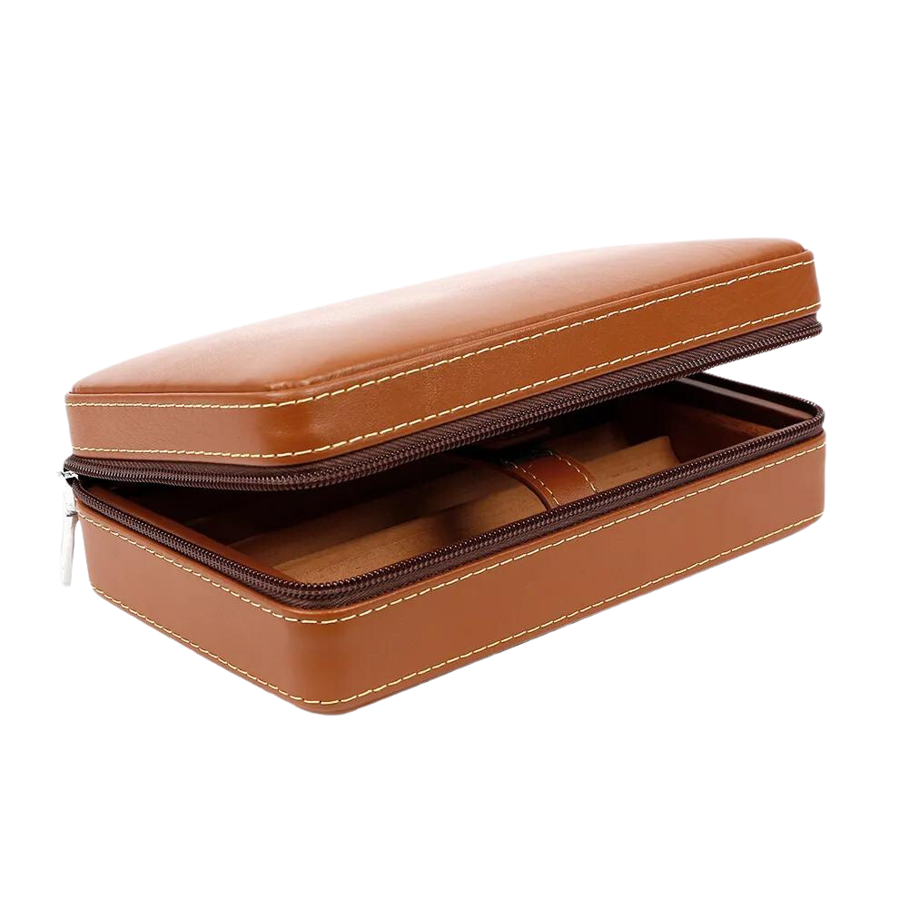 ledere sigaren etui en humidor