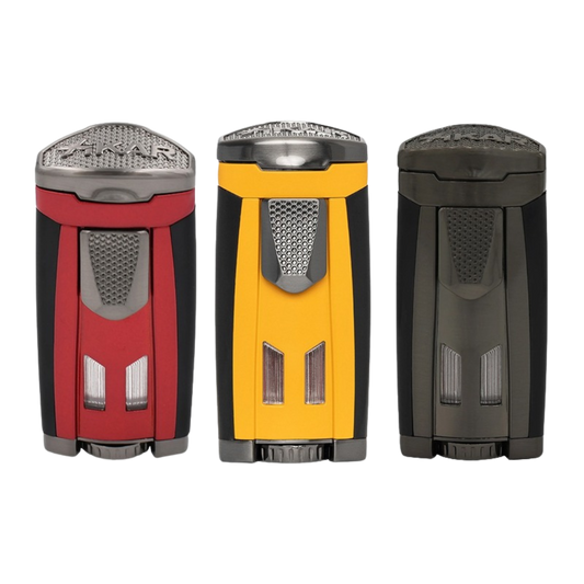 xikar HP3 Triple JetFlame 3 kleuren rood geel zwart