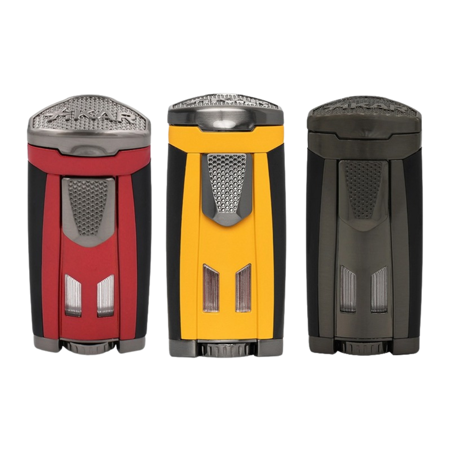 xikar HP3 Triple JetFlame 3 kleuren rood geel zwart