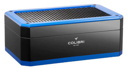 colibri rally humidor in zwart blauw