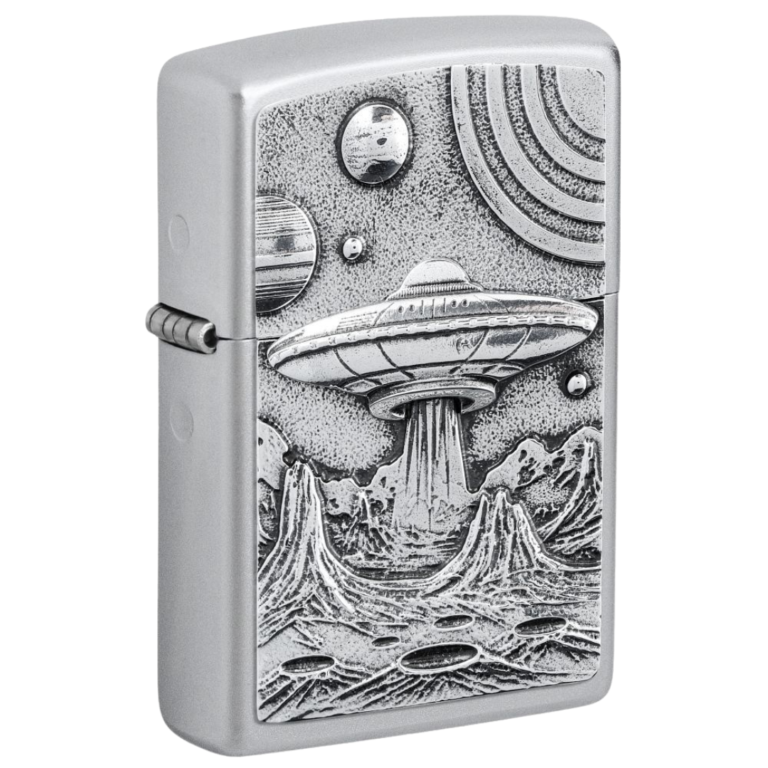 vooraanzicht Zippo Alien Life