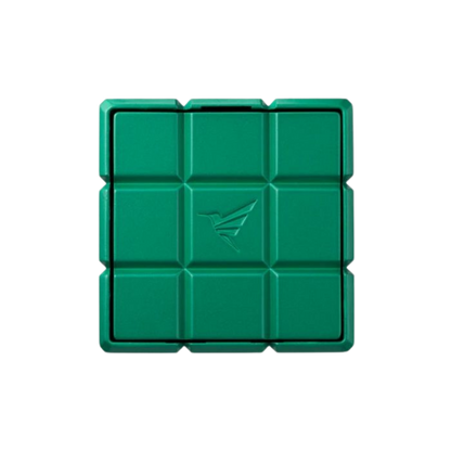 Colibri Heritage Cutter tafelsigarenknipper met V‑Cut, rechte snede en punch cuts in groen