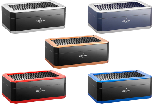 colibri rally humidor in alle vijf verkrijgbare kleuren