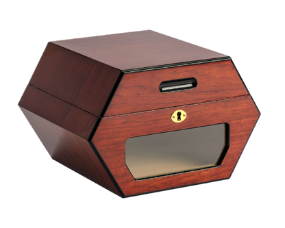 luxe cuban wheel humidor gesloten