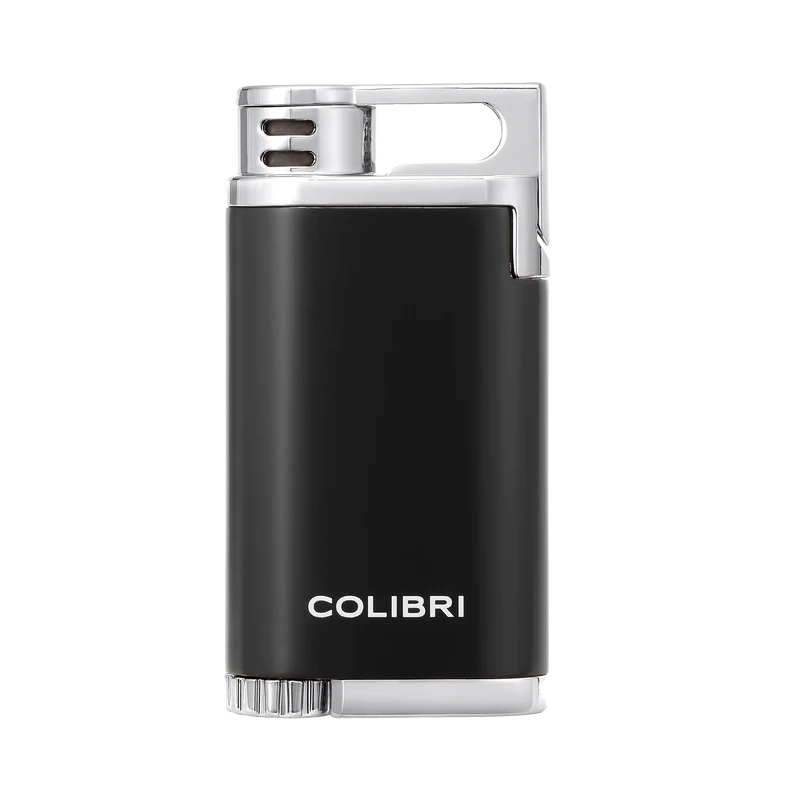 colibri belmont aasteker met jet vlam in de kleur zwart en chrome
