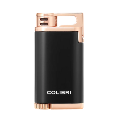 zwart en rose goude colibri belmont sigaren aanteker