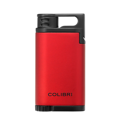 rood en zwart sigaren aansteker van het merk colibri